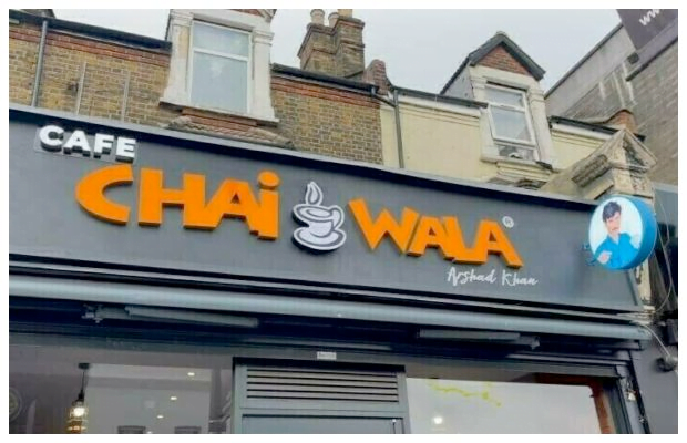Cafe Chai Wala Arshad Khan in East London