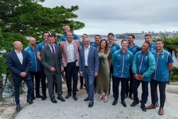 PM with Australian Team