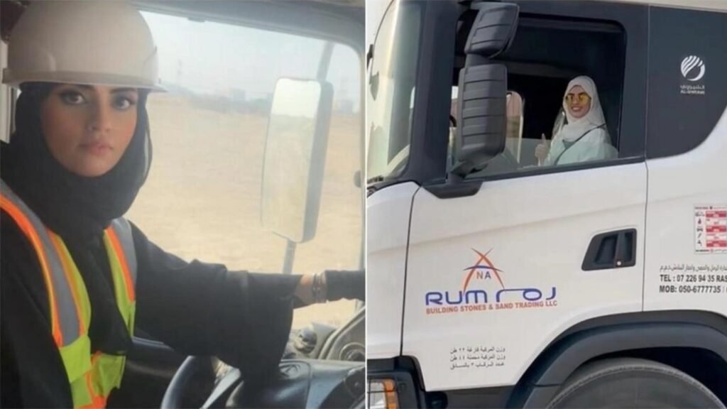 Youngest Woman Truck Driver in UAE Breaks Barriers