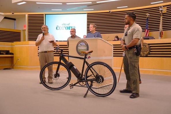 Indian American-Led Calibike, Revolutionary Electric Bike, Launched by Mayor of Corona