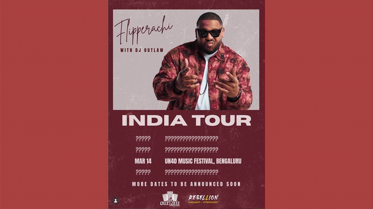 Fliperachi Rapper Rapper Flipperachi Announces India Tour, Bengaluru Show on March 14