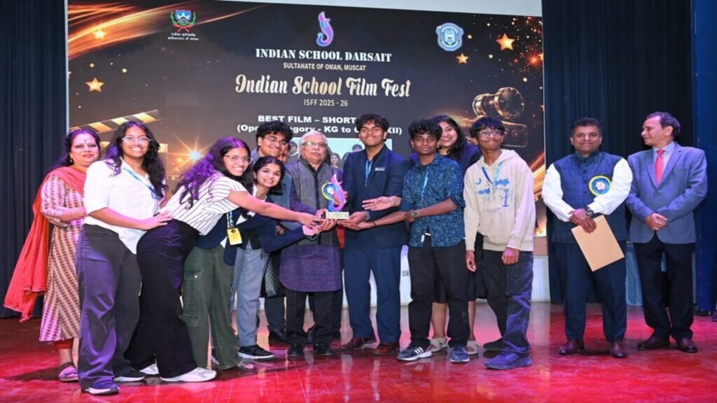 Young Filmmakers Shine at Indian School Film Festival 2025 in Muscat