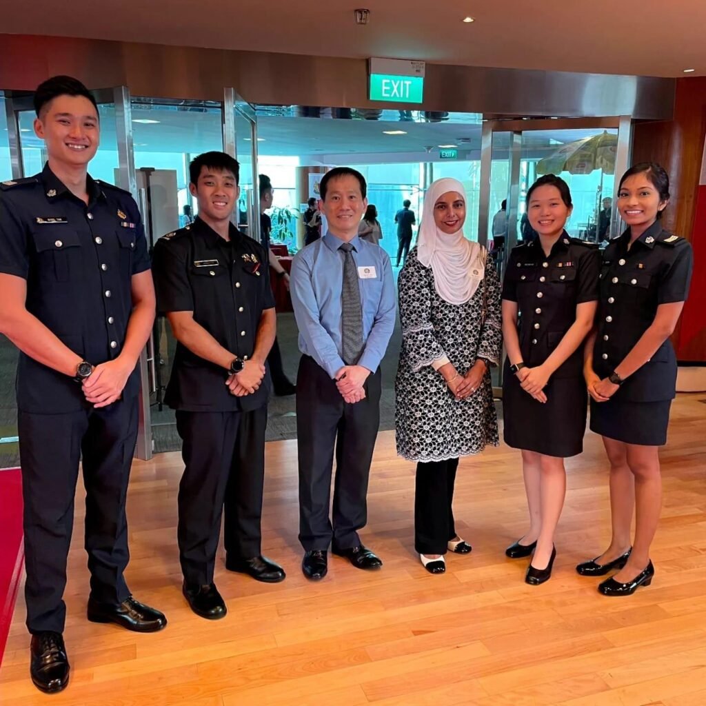 With Public Safety & Security graduates and Dean A/P Ludwig Tan